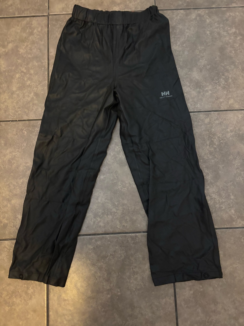 Helly Hansen Black Kids rain pants